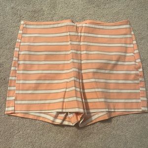 Old Navy Orange Coral Striped Shorts size 10